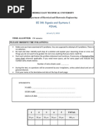 EE301 FINAL Fall22 Allquestions Ver5