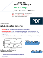 Chem 353 Physical Chemistry II: Part III. Change