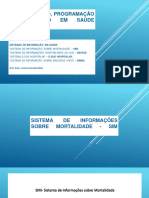 Slides - Sistema de Informação Sobre Mortalidade - Sim