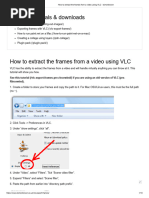 How To Extract The Frames From A Video Using VLC - Isimonbrown