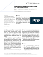 Protocol For Indirect Restoration Intraoral Scanning Under Dental Dam Isolation A Dental Technique