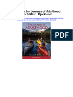 Test Bank For Journey of Adulthood 7th Edition Bjorklund