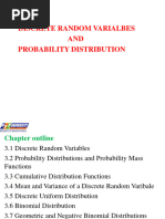 Chapter 3 - Discrete Radom Variables and Probability Distribution