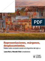 Representaciones, Márgenes, Desplazamientos. Relatos Sobre Exclusión Social en La Argentina Del Siglo XXI
