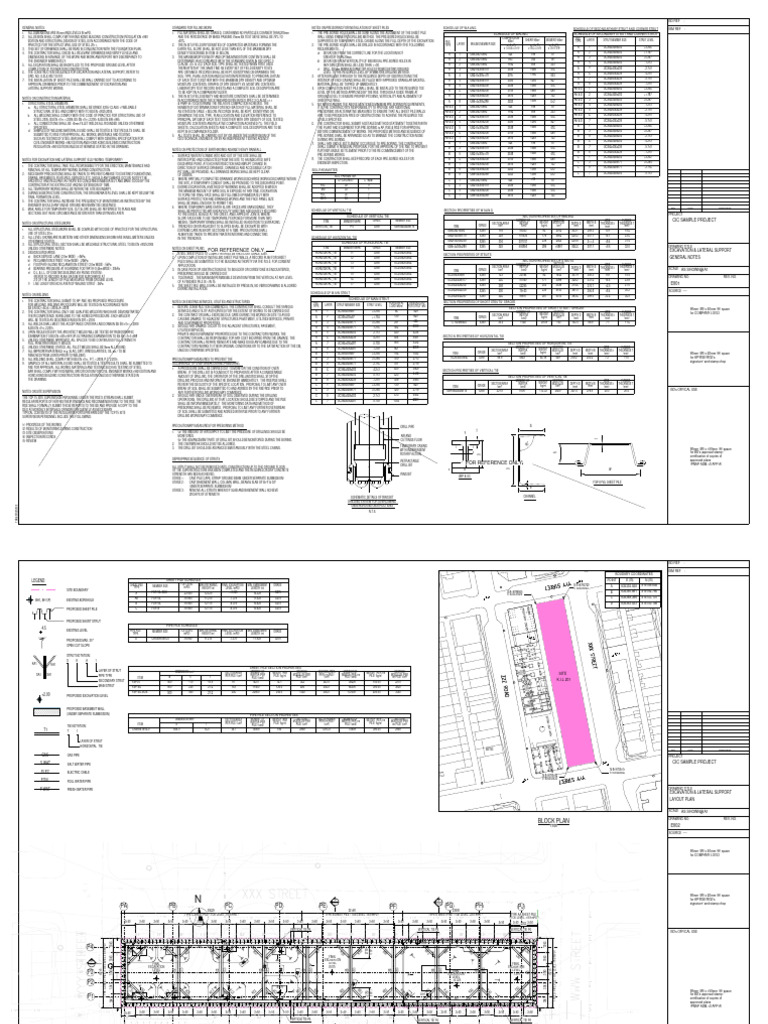 Excavation and Lateral Support Tekla PDF Deep Foundation Drainage