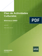 Plan de Actividades Culturales 2021