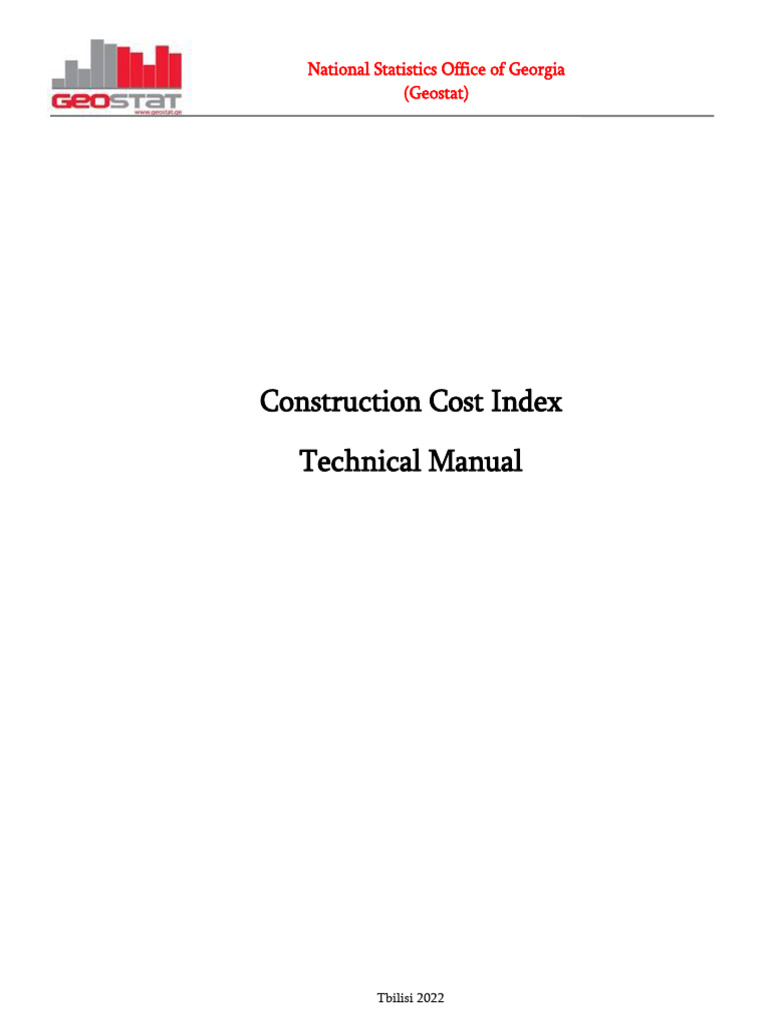Construction Cost Index Manual 2022 | PDF | Technology & Engineering
