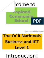 OCR National Level 1 Business & ICT