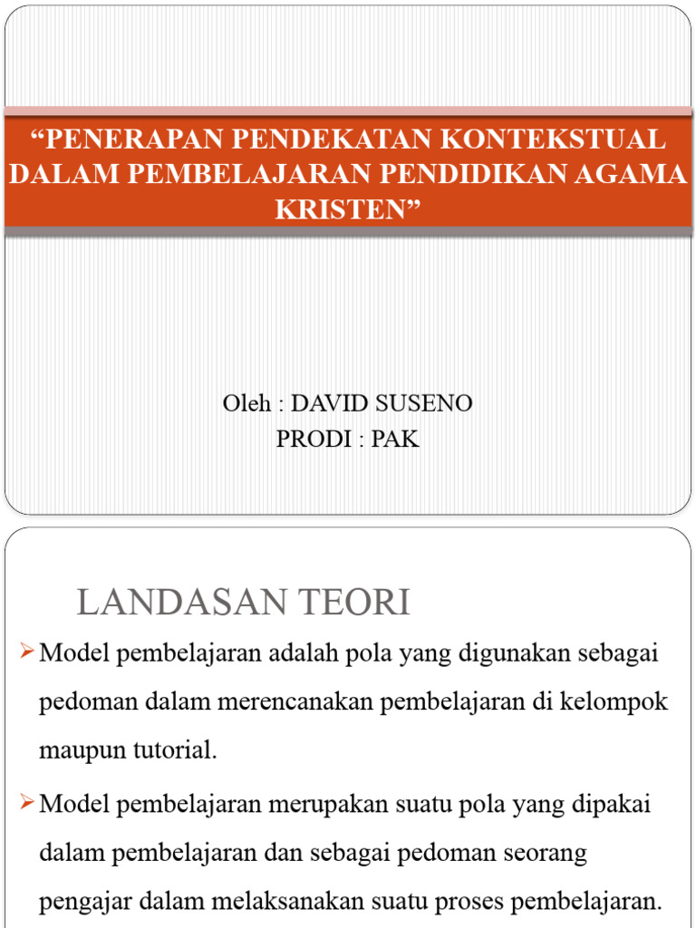 Tugas Strategi PAK DAVID | PDF | Karier & Perkembangan | Pengembangan Diri