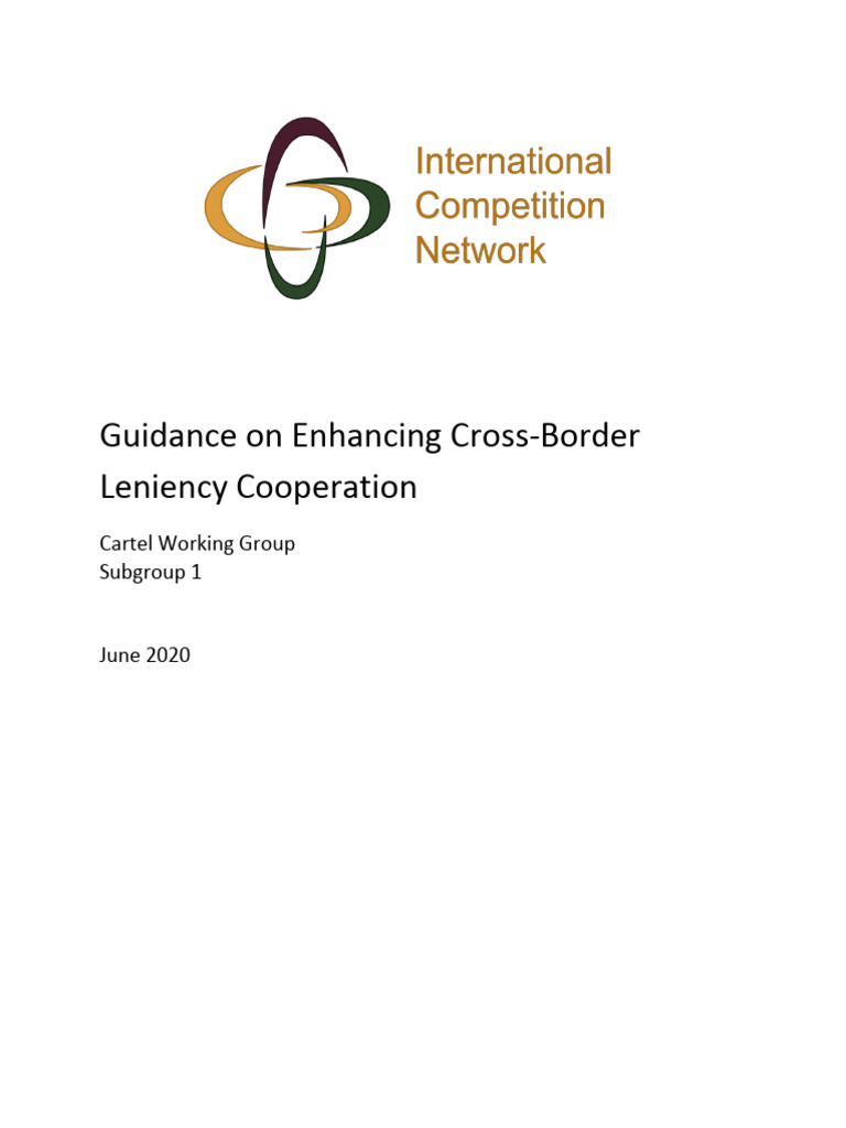 CWG Leniency Coordination Guidance | PDF