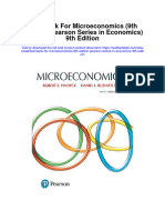 Test Bank For Microeconomics 9th Edition Pearson Series in Economics 9th Edition