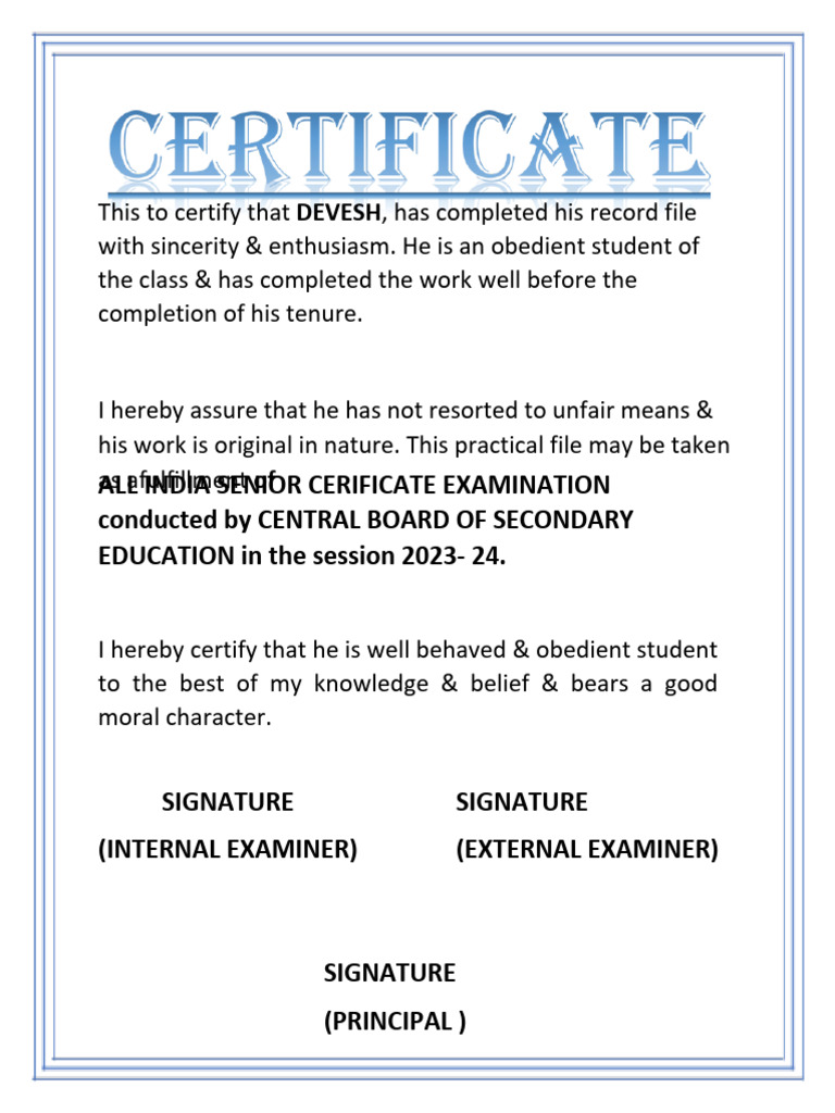 Physics Practical File RECTIFIERS PDF PDF