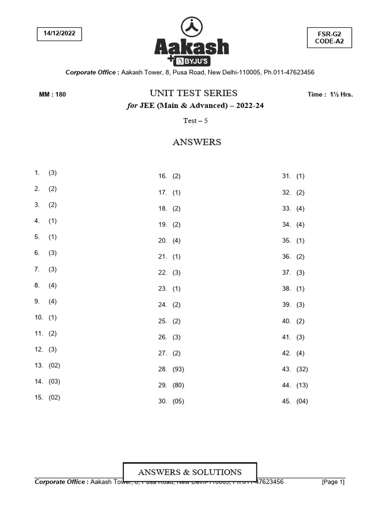 ut-fsrg2-test-5-code-a2-14-12-2022-sol-pdf-chemical-equilibrium