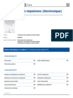 Techniques Des Impulsions (Électronique) : Notices Thématiques en Relation (13 Ressources Dans Data - BNF.FR)