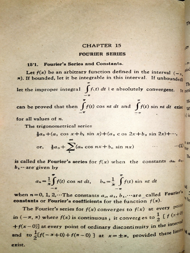 Fourier Series Fundamentals and Applications | PDF