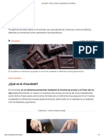 Chocolate - Qué Es, Historia, Características y Beneficios