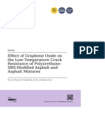 Efecto Del Óxido de Grafeno en La Grieta de Baja Temperatura y Resistencia Del Asfalto Modificado Con Poliuretano-SBS y Mezclas Asfálticas (2022)
