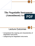 1 Negotiable Instrument Act