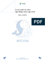 (CVM) Programing 1 Review Problems