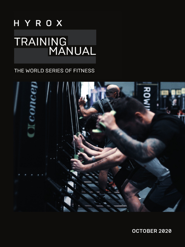 Hyrox Eng Manual 10 2020 | PDF | Technology & Engineering