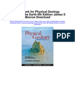 Test Bank For Physical Geology Exploring The Earth 6th Edition James S Monroe Download