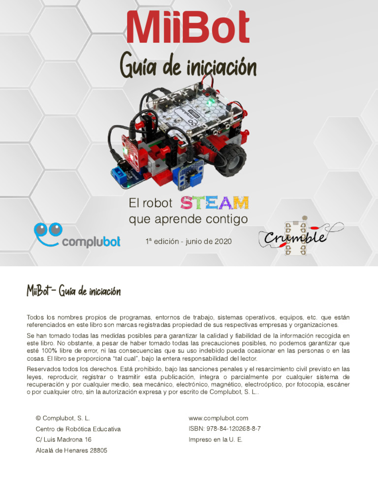 Guía de Iniciación al Robot MiiBot | PDF | Hogar, jardinería y ...