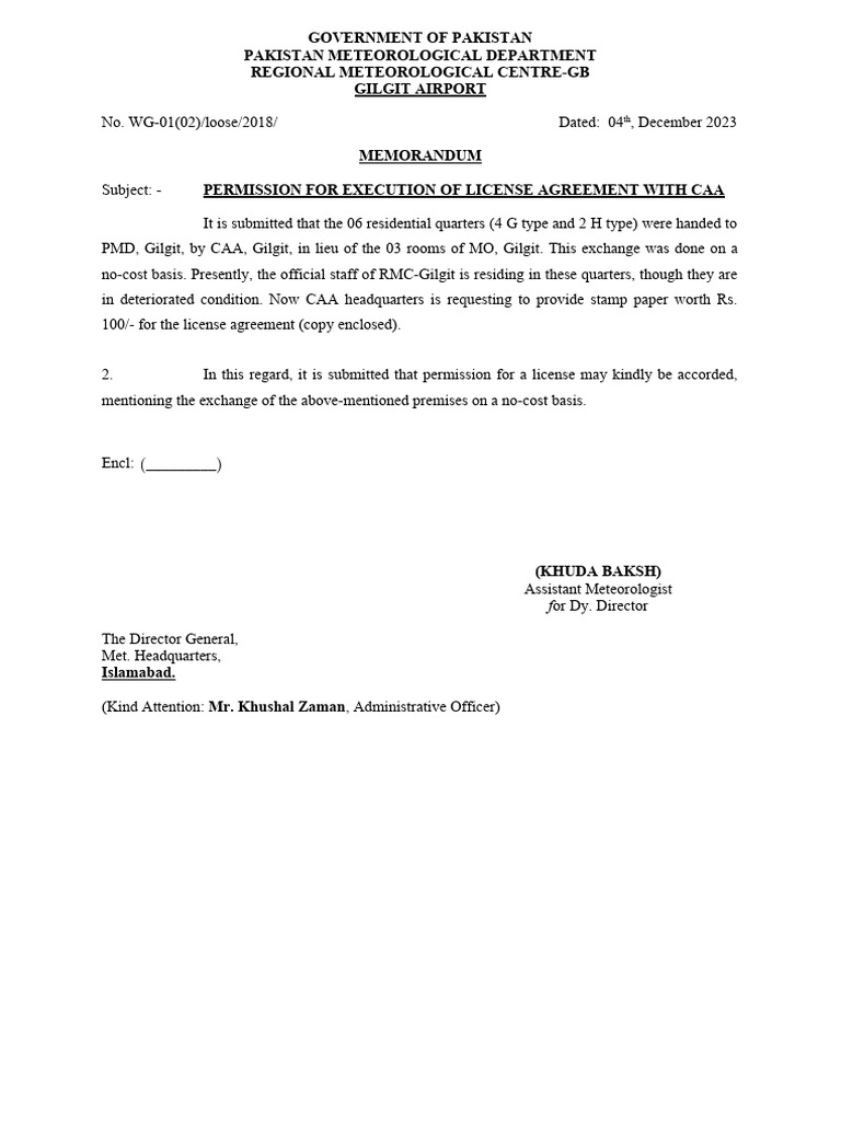 CAA License PDF