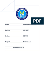 Salman Assignments No 1 PDF