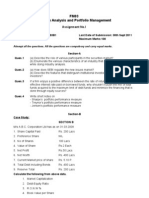 FM03 Security Analysis and Portfolio Management: Assignment No.I