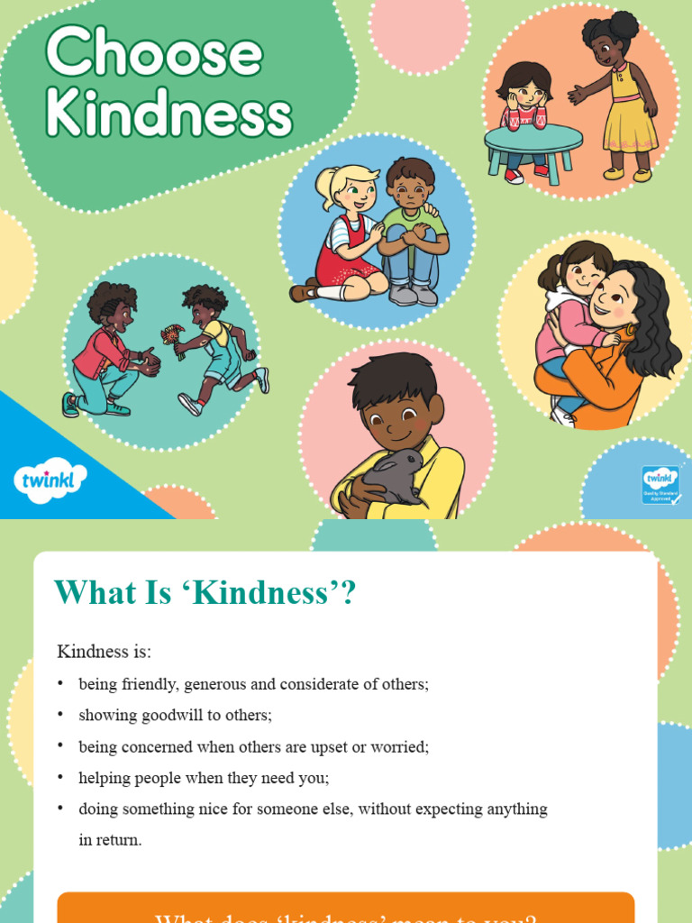 Choose Kindness PDF Psychology