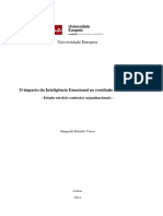 Mestrado - O Impacto Da Inteligência Emocional No Resultado Do Trabalho - Margarida Barnabé Torres