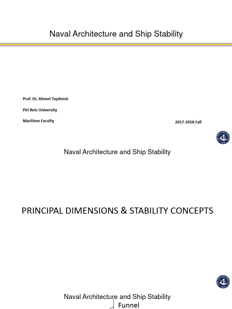 Naval Architecture Stability Concepts | PDF