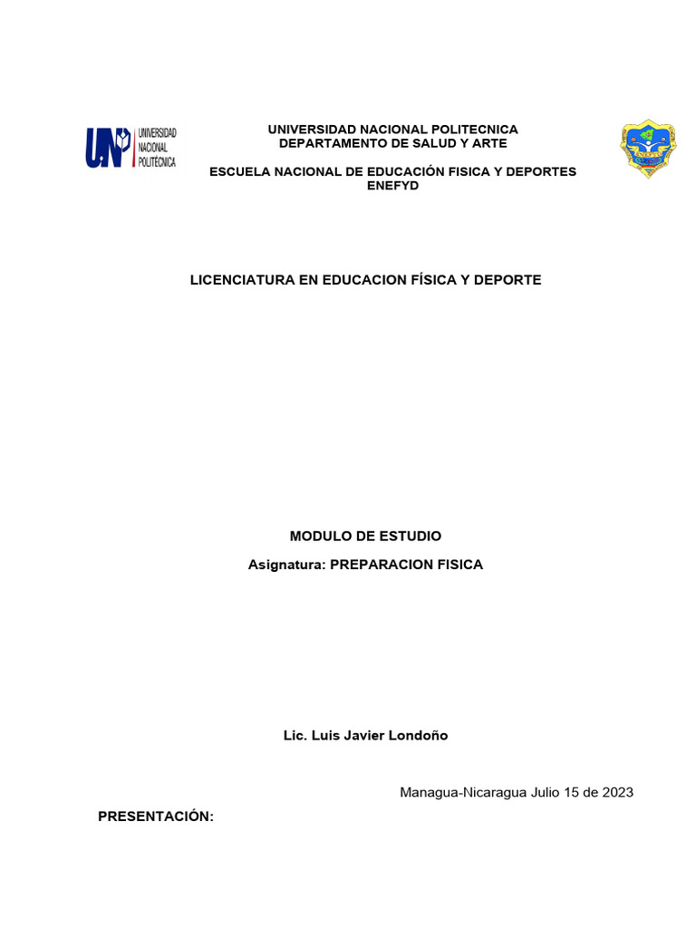 Módulo Prep Fisica Lic Javier Londoño | PDF