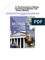 Test Bank For The Economics of Money Banking and Financial Markets 12th Edition Mishkin