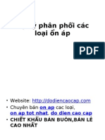 Đại lý phân phối các loại ổn áp