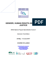 Gender Human Rights and Social Justice S