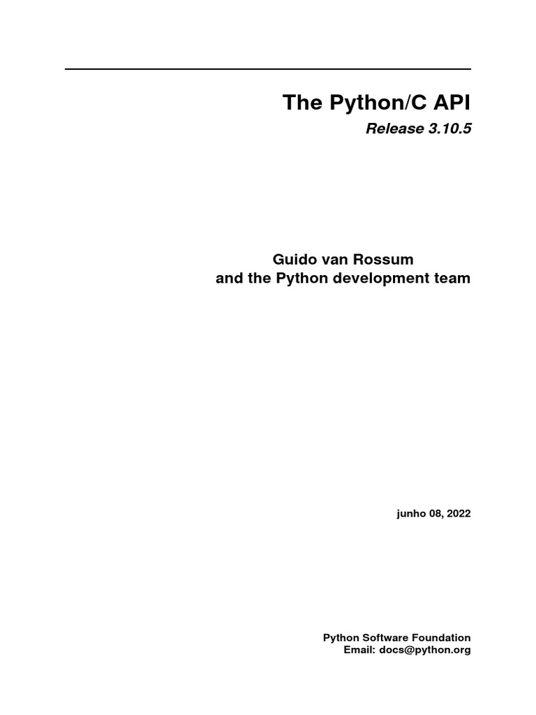 C Api | PDF