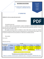 Roteiro de Estudos - 6º Ano - Semana 32 - de 03 A 06-11-2020