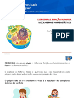 Aula 1 - Homeostase e Transporte de Membrana