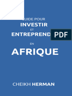 Guide Pour Investir Et Entreprendre en Afrique Format Bleu