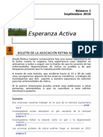 Esperanza Activa - Boletín 1 - 15 - Sep 2010