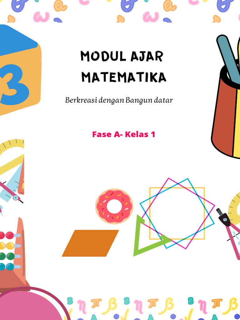 Modul Ajar Bangun Datar Kelas 1 | PDF | Karier & Perkembangan | Seni ...