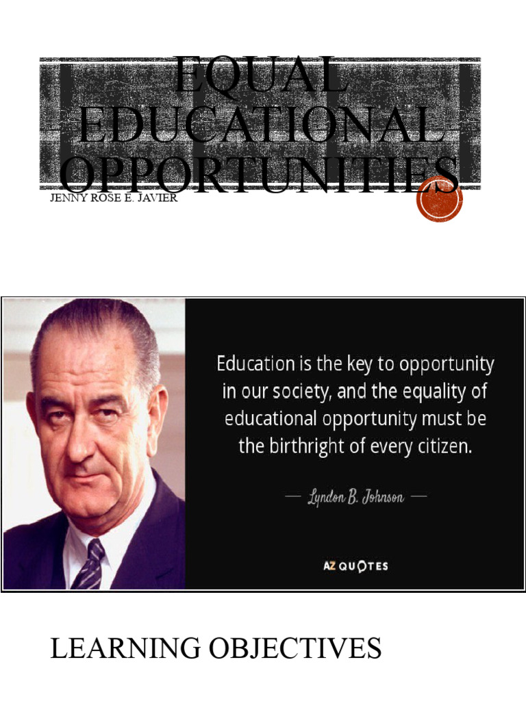 Equaleducationalopportunities PDF