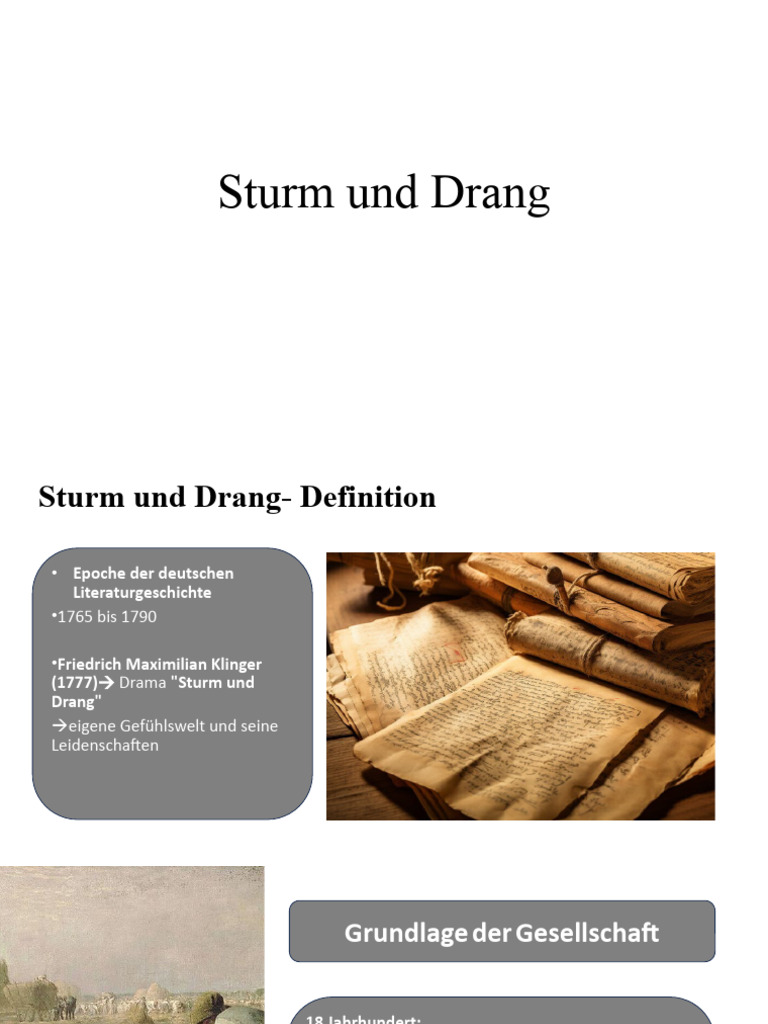 Sturm Und Drang Ofz | PDF