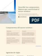 Describir Los Componentes Basicos Que Caracterizan El Sector Turistico