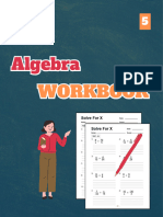 Algebra Workbook Level 5
