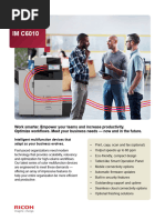 Ricoh IM C2000 Brochure | PDF | Image Scanner | Fax