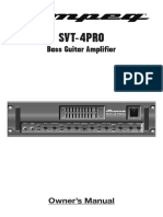 AMPEG SVT4PRO Manual