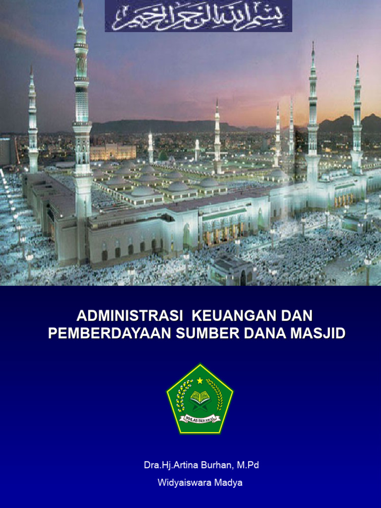 Administrasi Keuangan Dan Pemberdayaan Sumber Dana Masjid Pdf