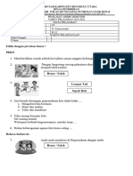 Soal UAS kelas 1 tema 2 final